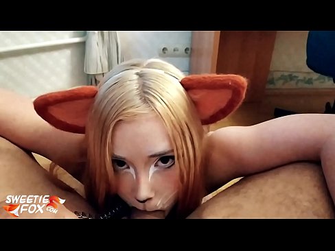❤️ Kitsune engole a pila e o esperma na boca ️❌ Porno em nós ❌